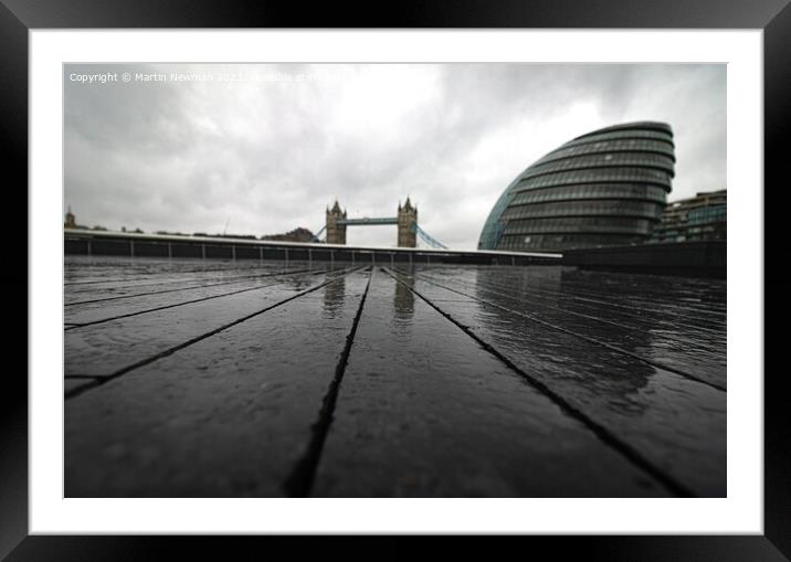 Tower of london Framed Mounted Print by Martin Newman