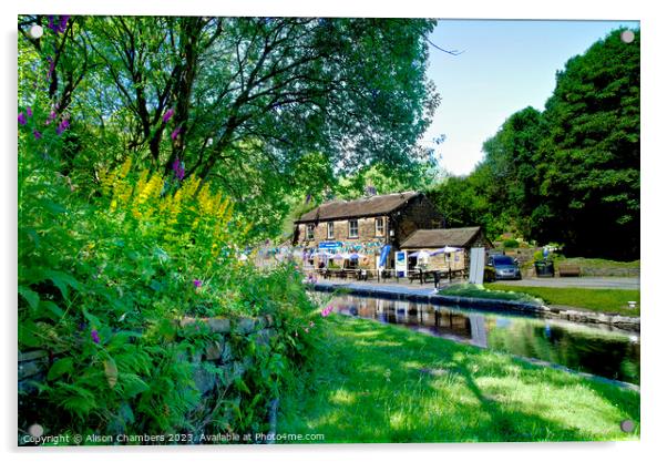 Marsden Tunnel End Acrylic by Alison Chambers