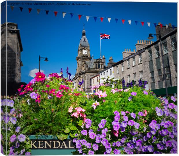 Kendal Canvas Print by Alison Chambers