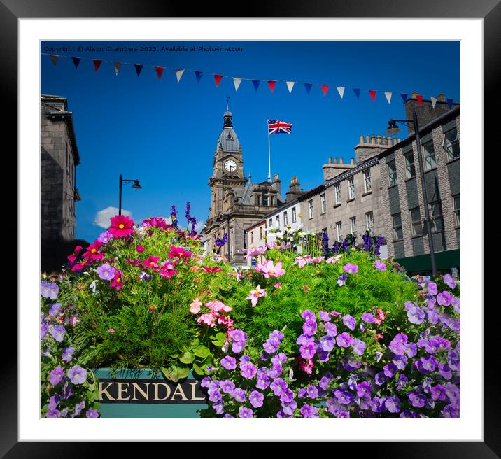 Kendal Framed Mounted Print by Alison Chambers