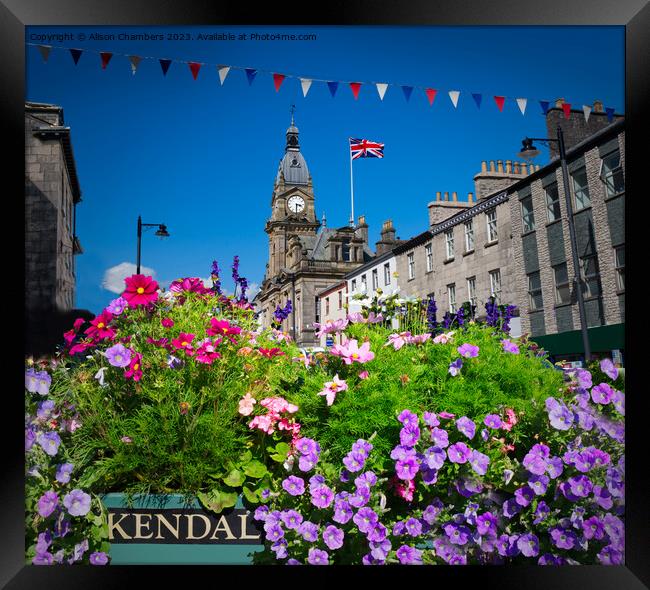 Kendal Framed Print by Alison Chambers