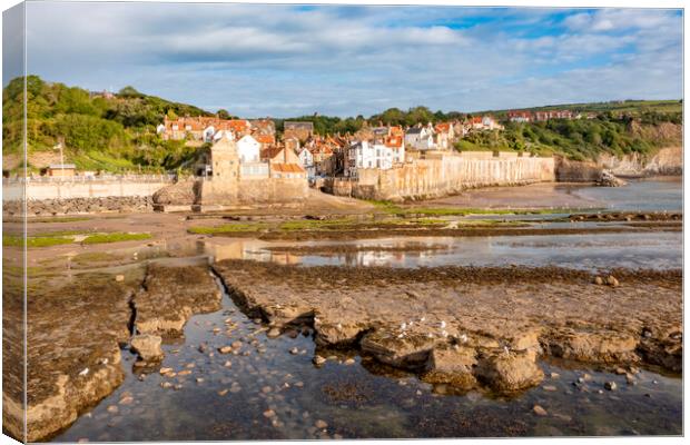 Robin Hoods Bay Canvas Print by Steve Smith