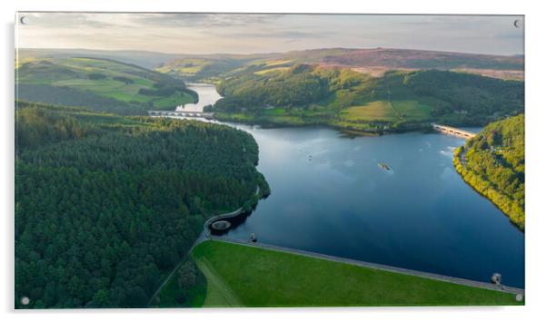 Ladybower In The Peak District Acrylic by Apollo Aerial Photography