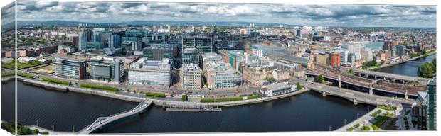 Glasgow Cityscape Canvas Print by Apollo Aerial Photography