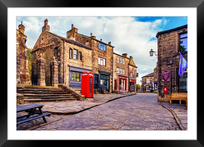 Haworth West Yorkshire: Bronte Country Framed Mounted Print by Tim Hill