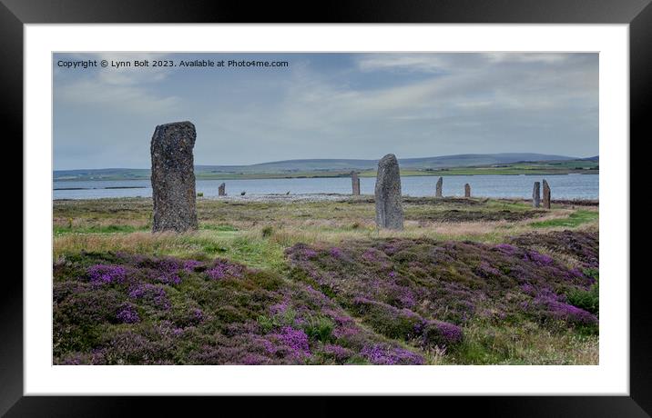 Orkney Ring of Brodgar Framed Mounted Print by Lynn Bolt