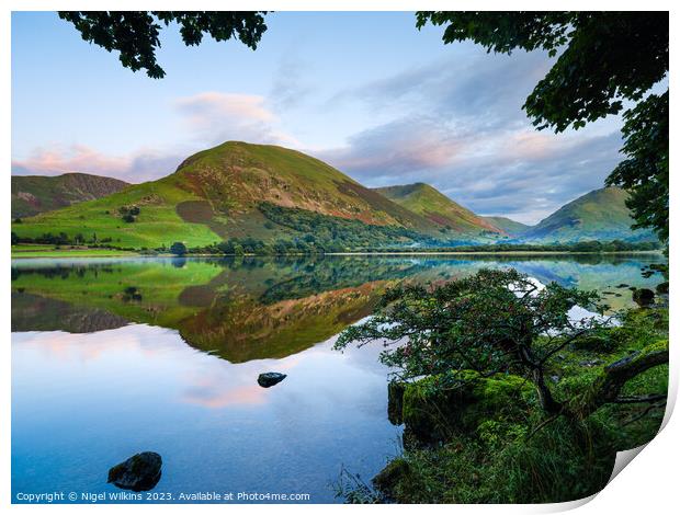 Brothers Water, Lake District Print by Nigel Wilkins