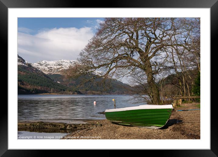 Snowcapped Hills of Argyll Framed Mounted Print by RJW Images