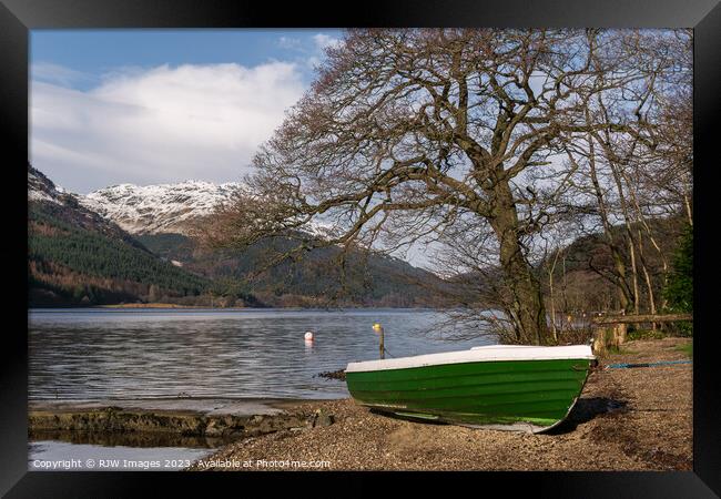 Snowcapped Hills of Argyll Framed Print by RJW Images