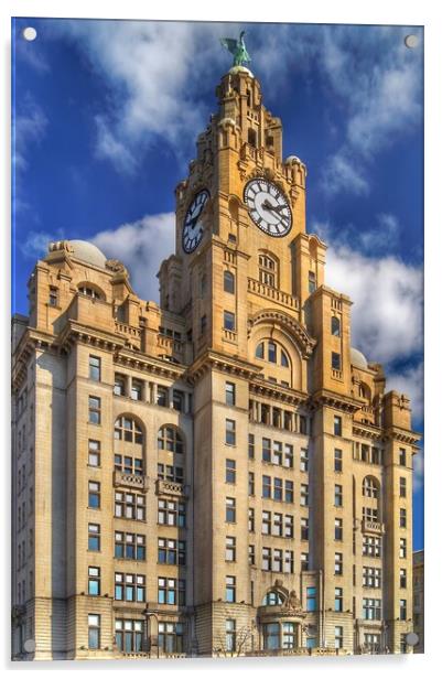 Royal Liver Building Acrylic by Darren Galpin