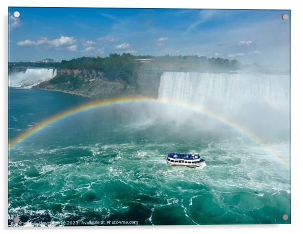 Niagara Falls Acrylic by Gavin Clarke