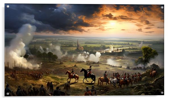  Battle of Waterloo Acrylic by CC Designs