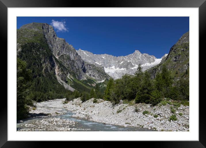 Beautiful Landscape, La Fouly, Switzerland Framed Mounted Print by Imladris 