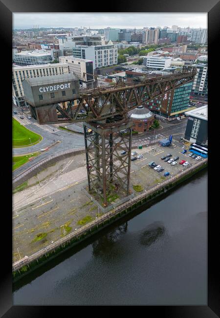 The Finnieston Crane Framed Print by Apollo Aerial Photography