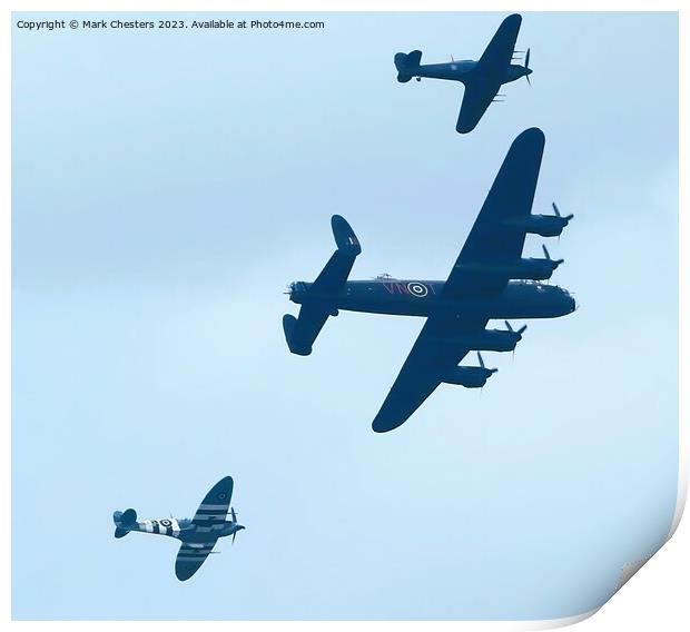Blackpool BBMF Aug 2023 Print by Mark Chesters