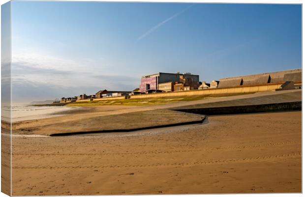 Redcar Seafront Canvas Print by Steve Smith