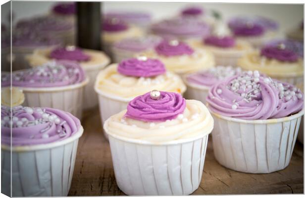 A close up of a cupcake Canvas Print by Victoria Bowie