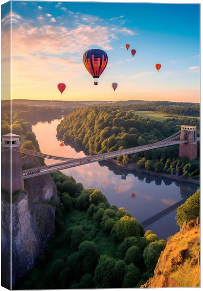 Bristol Balloon Fiesta  Canvas Print by CC Designs