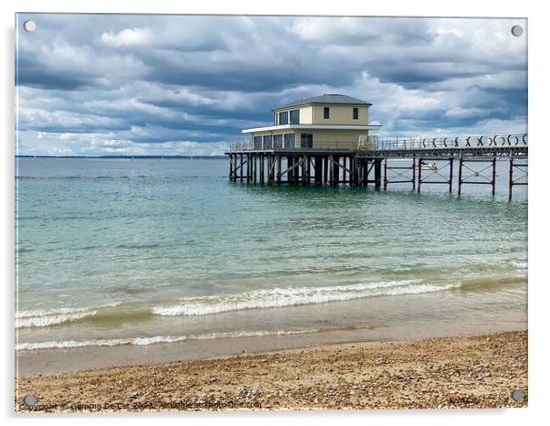 Totland Bay, Isle of Wight Acrylic by Gemma De Cet