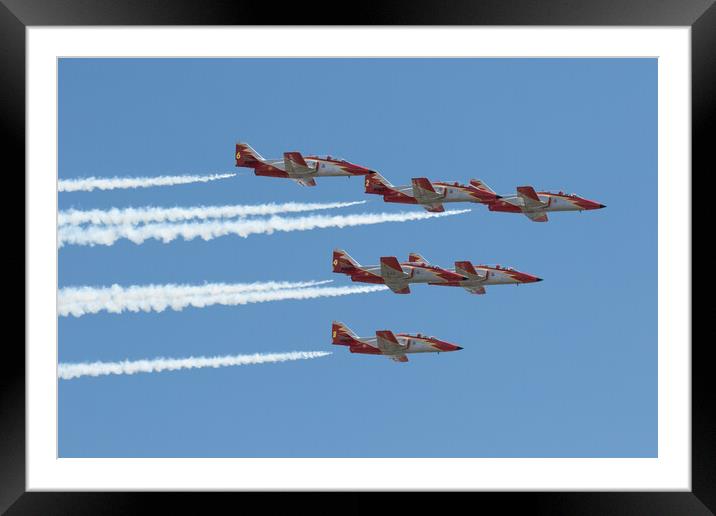 Patrulla Águila Framed Mounted Print by J Biggadike