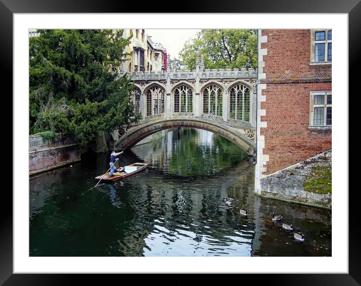 The Bridge of Sighs Framed Mounted Print by Steve Painter
