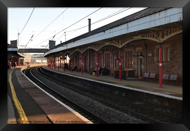 Penrith Station Framed Print by Peter Wiseman