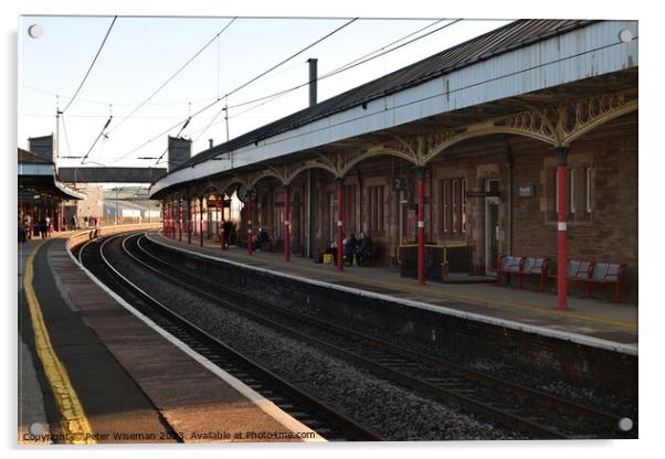 Penrith Station Acrylic by Peter Wiseman