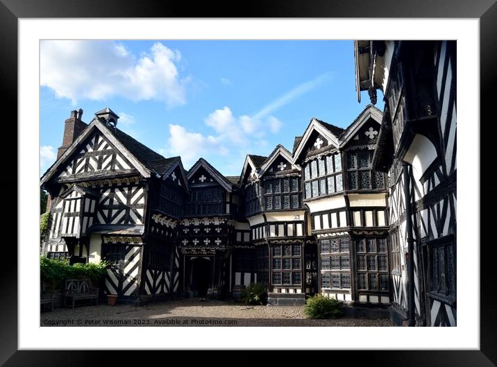 Little Moreton Hall Framed Mounted Print by Peter Wiseman