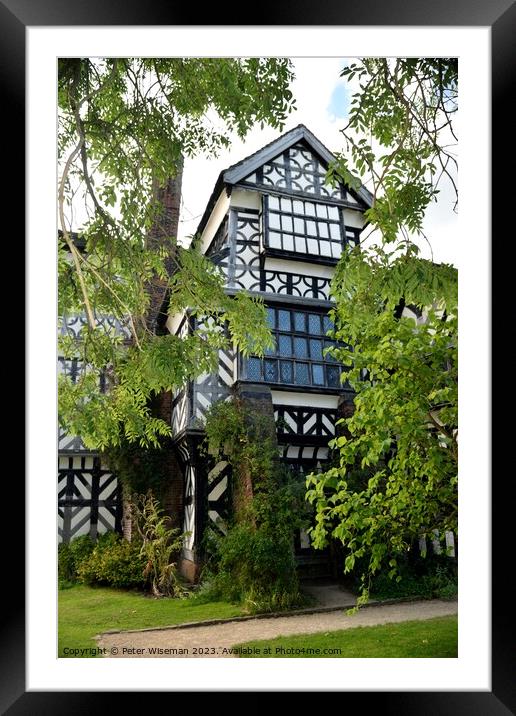 Little Moreton Hall Framed Mounted Print by Peter Wiseman