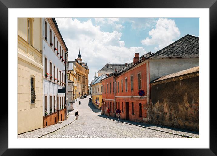 Olomouc old town in Czech Republic Framed Mounted Print by Sanga Park