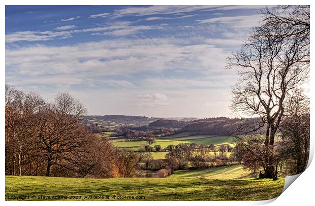 Herefordshire Landscape Print by Steve Adams