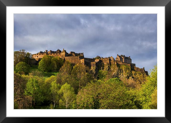Edinburgh Castle, Scotland Framed Mounted Print by Artur Bogacki