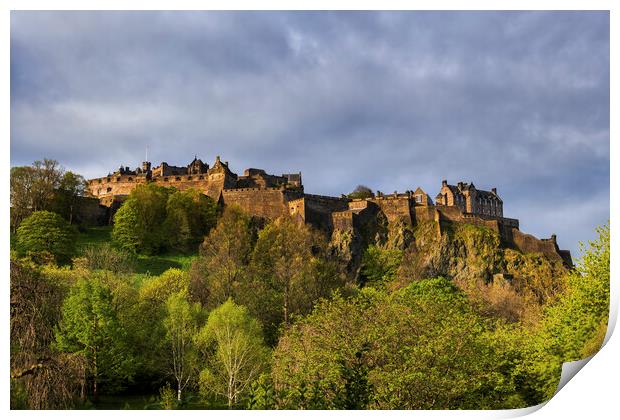 Edinburgh Castle, Scotland Print by Artur Bogacki