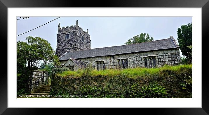 Old Church Framed Mounted Print by Lisa PB