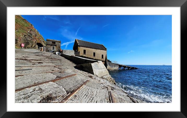 Lifeboat Stations Framed Mounted Print by Lisa PB