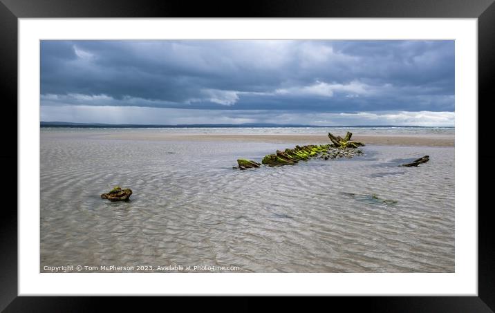Forgotten Vessel of Burghead Bay Framed Mounted Print by Tom McPherson