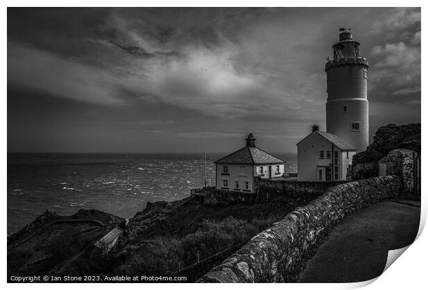 Start Point Lighthouse. Print by Ian Stone