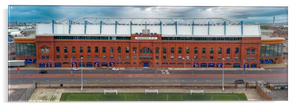 Rangers FC Ibrox Stadium Acrylic by Apollo Aerial Photography