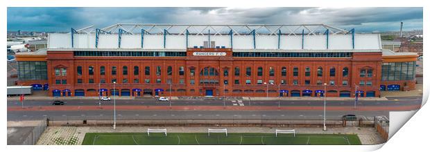Rangers FC Ibrox Stadium Print by Apollo Aerial Photography