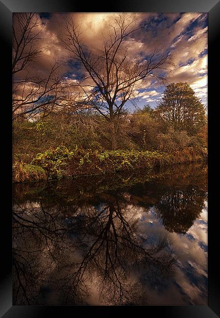 Blue Sky Reflections Framed Print by K7 Photography