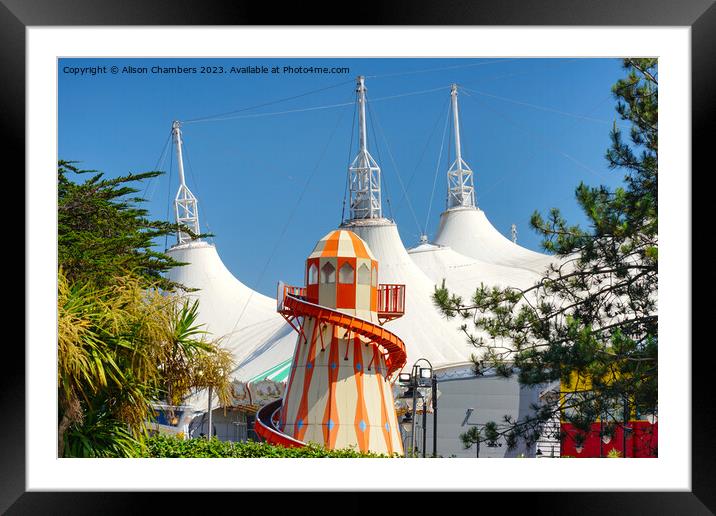 Butlins Resort Minehead  Framed Mounted Print by Alison Chambers