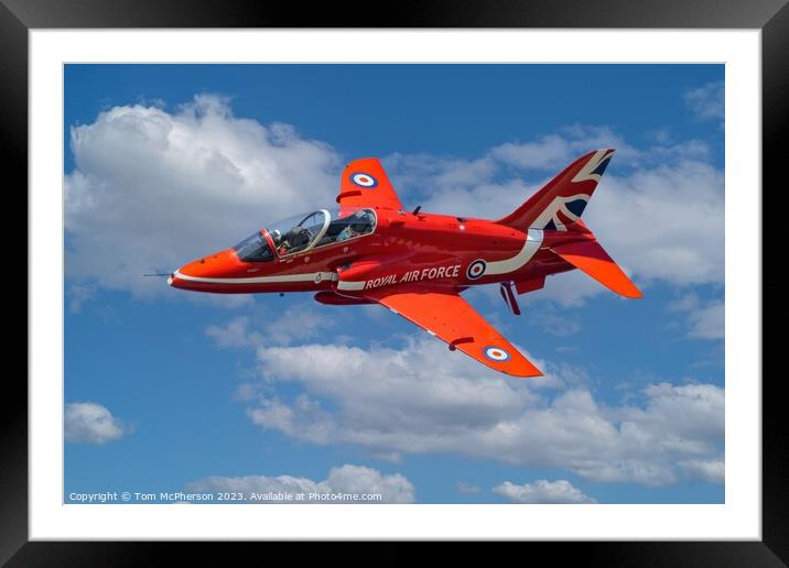 Lone Red Arrow's Skyward Ballet Framed Mounted Print by Tom McPherson