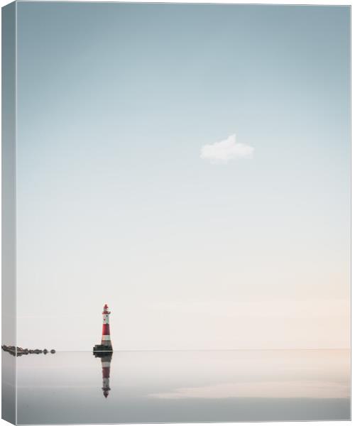 Beachy Head Lighthouse Canvas Print by Mark Jones