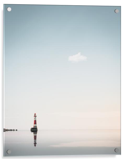 Beachy Head Lighthouse Acrylic by Mark Jones