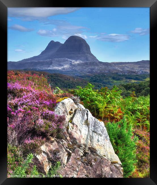 Suliven Mountain Assynt Highland Scotland  Framed Print by OBT imaging