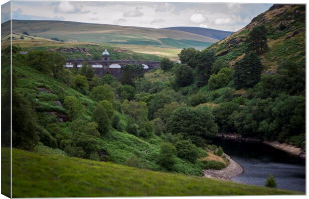 Elan valley Canvas Print by Victoria Bowie