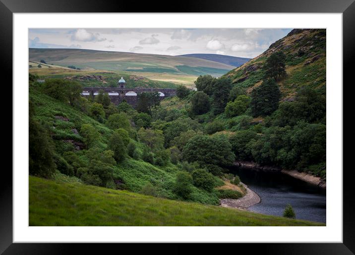 Elan valley Framed Mounted Print by Victoria Bowie