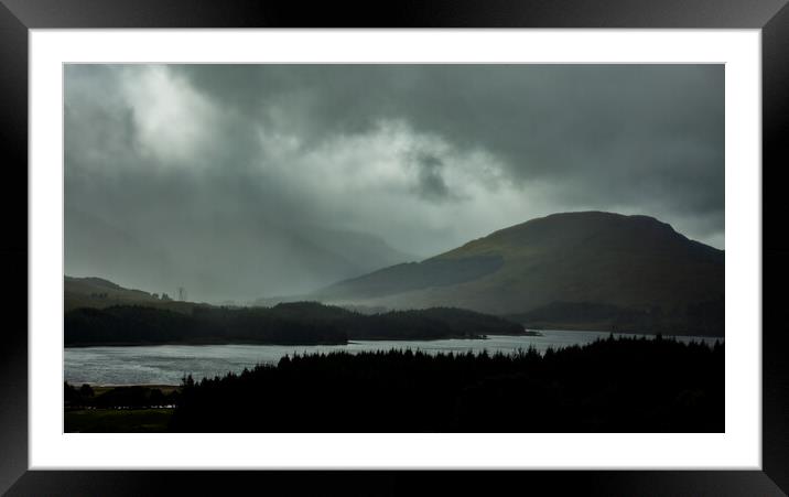 On the way to Scottish Highlands  Framed Mounted Print by Jade Scott