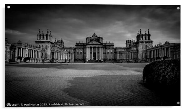 Blenheim Palace, Oxfordshire Acrylic by Paul Martin