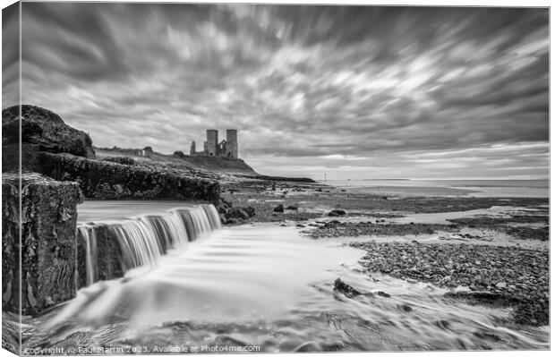 Reculver Towers Outflow Canvas Print by Paul Martin